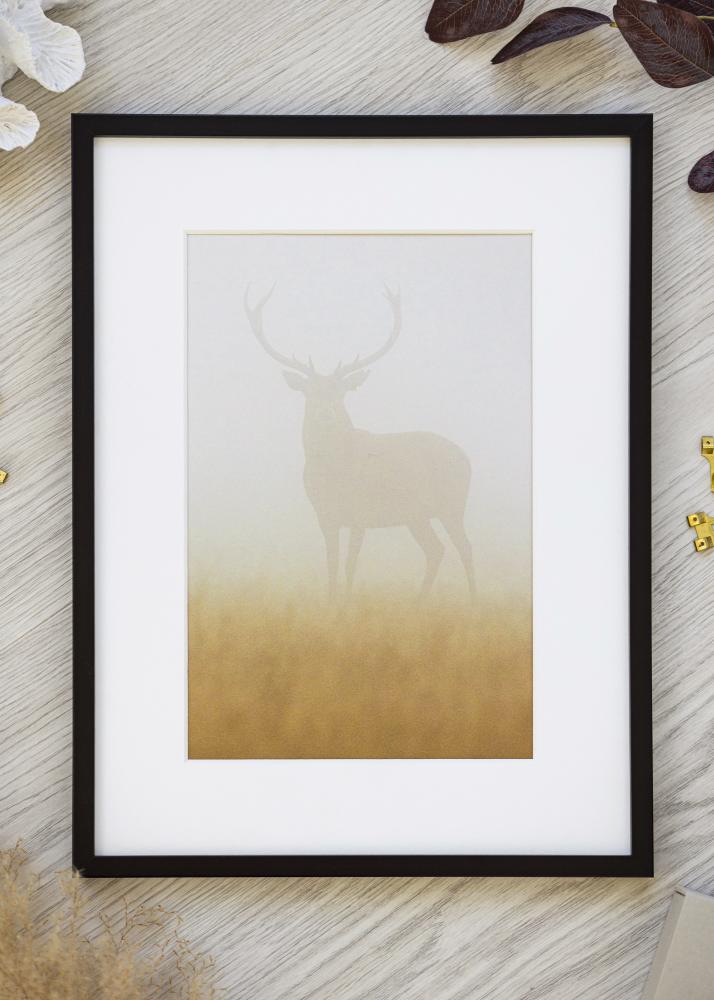 Rāmis Melns šaurs 50 x 70 cm