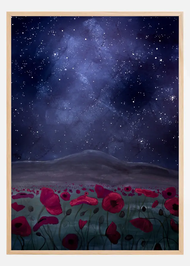 The poppyfield Plakāts