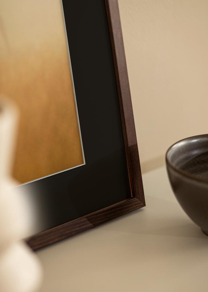 Rāmis E-Line Valrieksts 30x40 cm - Paspartū Melns 21x29,7 cm (A4)