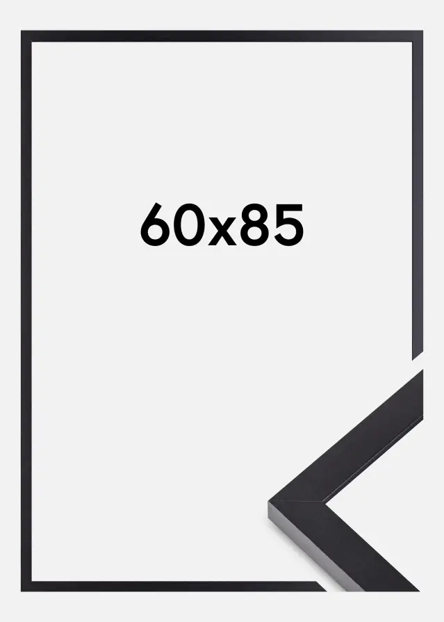 Rāmis Selection Akrylglas Melns 60x85 cm
