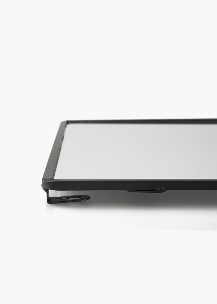 KAILA Spogulis ar plauks - Melns 31x60 cm