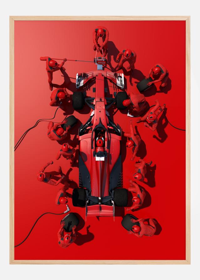 Formula 1 red Plakāts