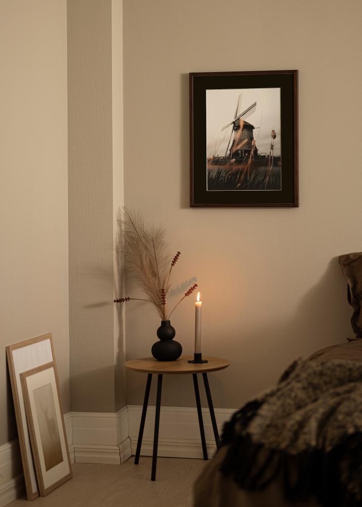 Rāmis E-Line Valrieksts 30x40 cm - Paspartū Melns 21x29,7 cm (A4)