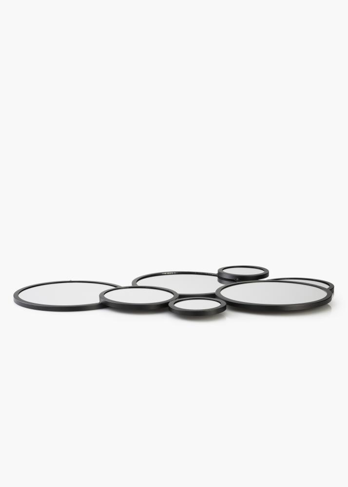 KAILA Spogulis Bubbles - Melns 72x43 cm