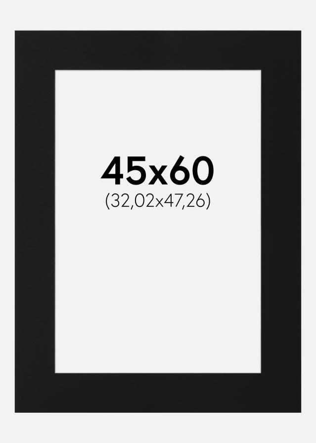 Paspartū Melns Standarts (Balts Kodols) 45x60 cm (32,02x47,26)