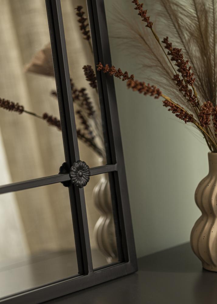 Spogulis Fairytale Window Melns 60x100 cm