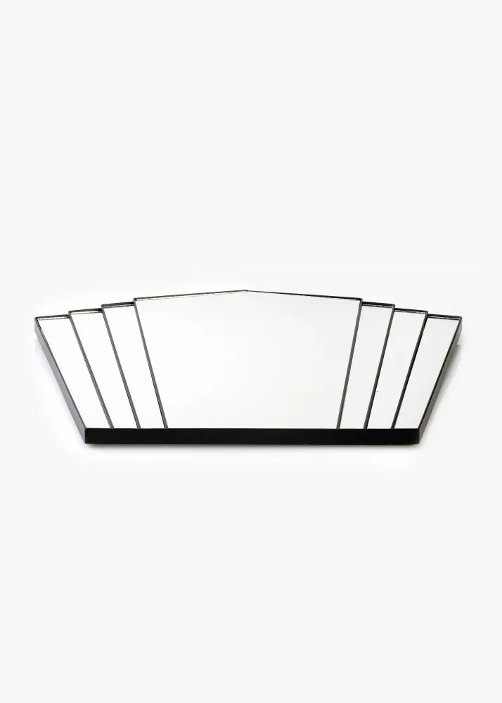KAILA Spogulis Fans - Melns 63x70 cm