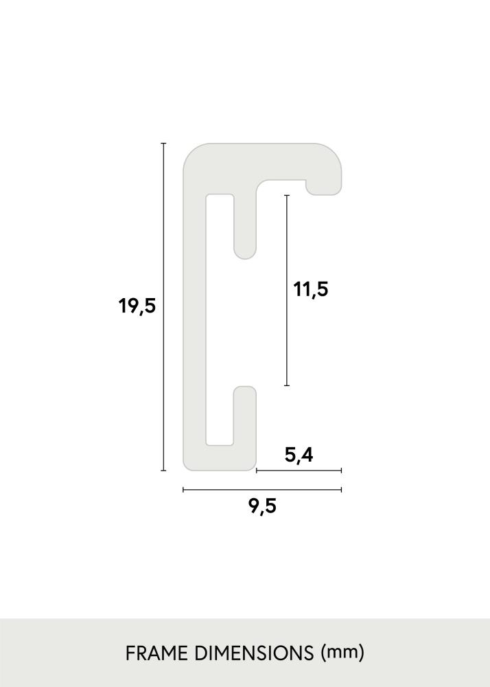 Rāmis Nielsen Premium Classic Sudrabs 29,7x42 cm (A3)