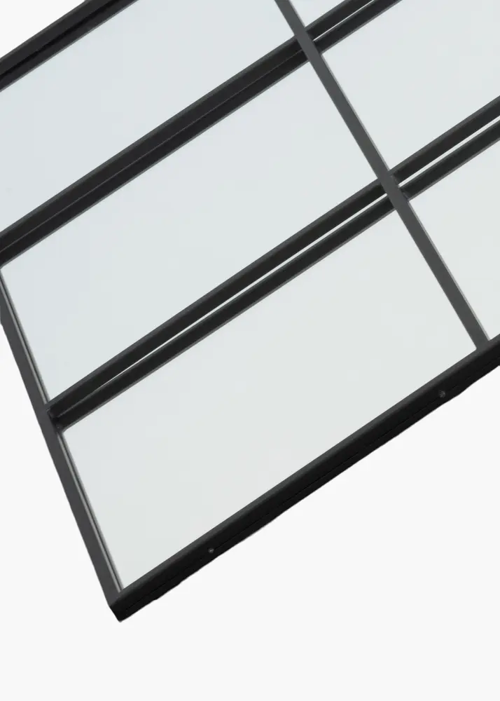 KAILA Spogulis Squares - Melns 90x90 cm