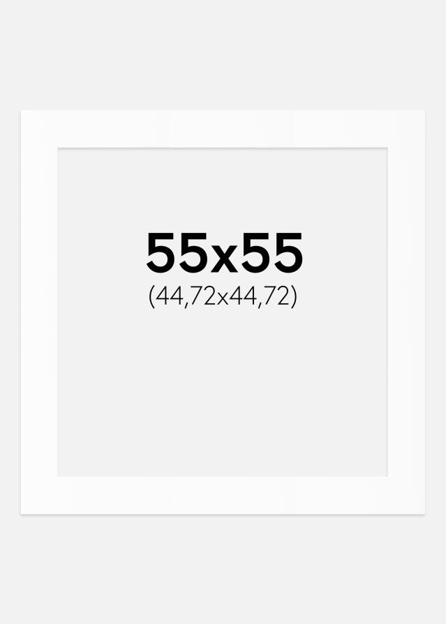 Paspartū Balts Standarts (Balts Kodols) 55x55 cm (44,72x44,72)