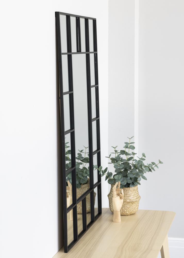 KAILA Spogulis Window - Melns 80x120 cm