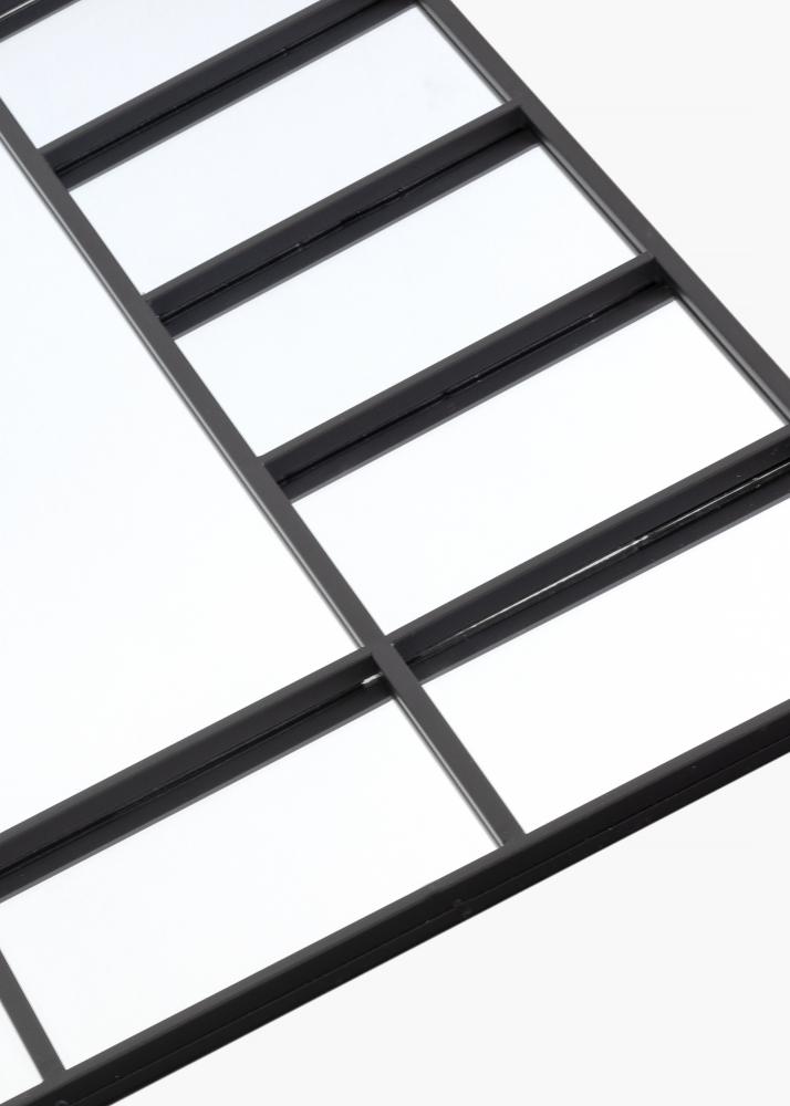 KAILA Spogulis Window - Melns 80x120 cm