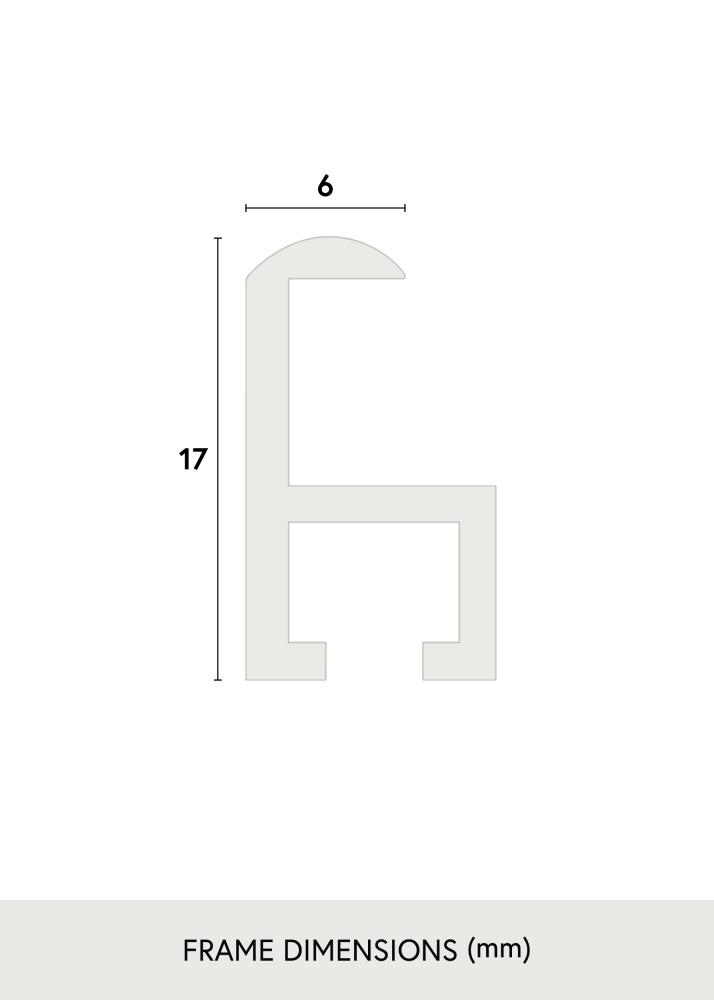 Rāmis Visby Akrila stikls Glansēts Zelts 70x100 cm