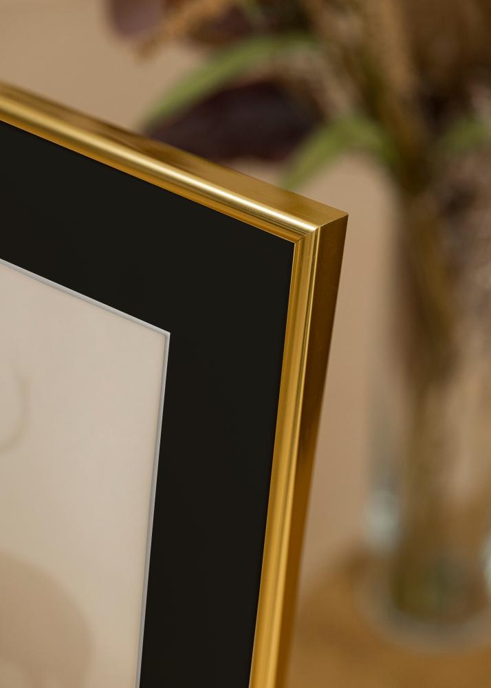 Rāmis Victoria Zelta 50x70 cm - Paspartū Melns 33x56 cm
