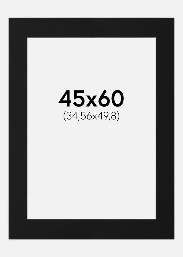 Paspartū Melns Standarts (Balts Kodols) 45x60 cm (34,56x49,8)