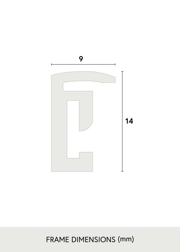 Rāmis Scandi Akrila stikls Melni Matēts 29,7x42 cm (A3)