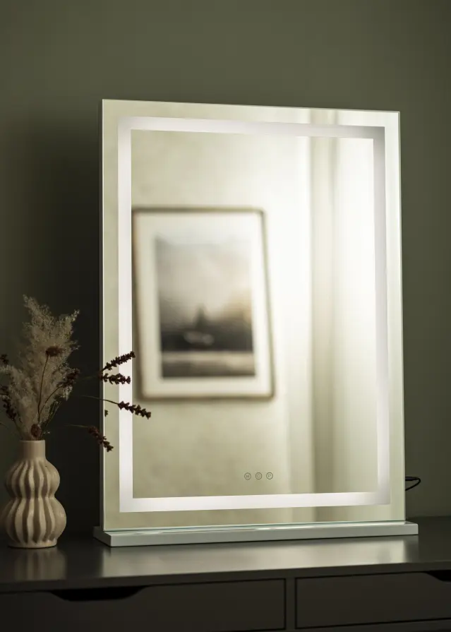 KAILA Kosmētikas spogulis Base Vertical LED Balts 80x60 cm