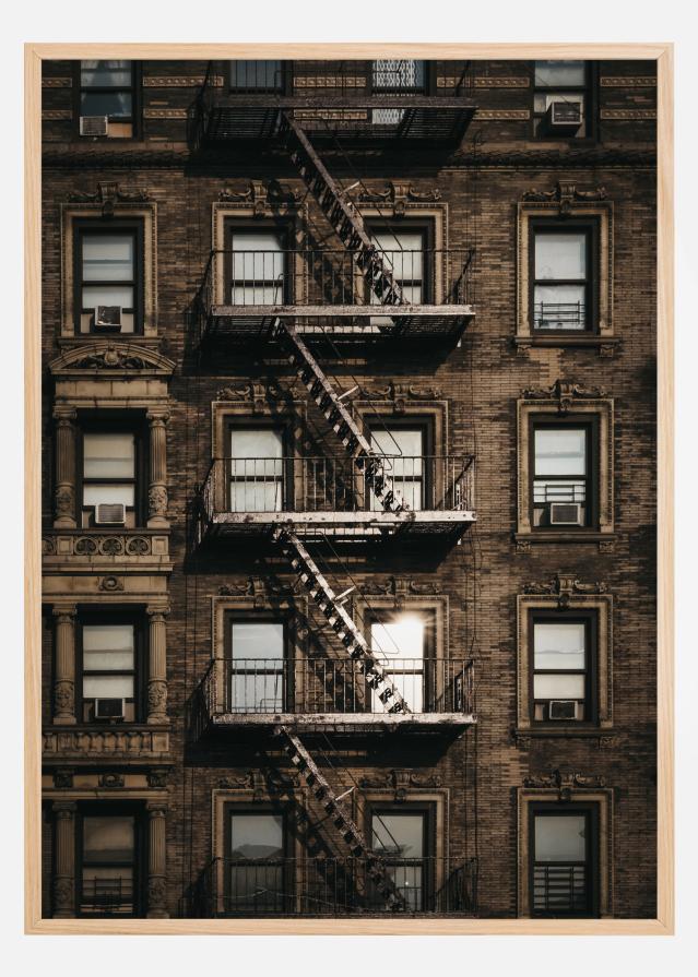 New York Fire Escape Plakāts