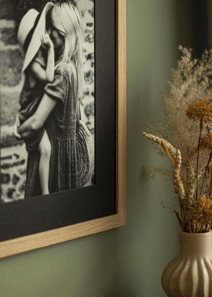 Paspartū Melns Melna krāsota maliņa A4 21x29,7 cm (14x19,5)