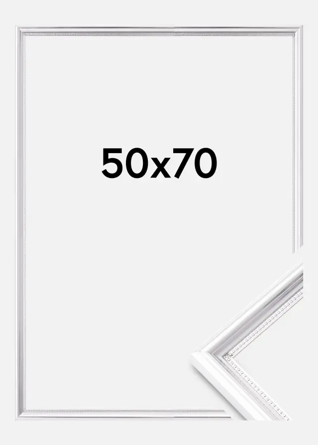 Rāmis Gala Akrila stikls Sudrabs 50x70 cm