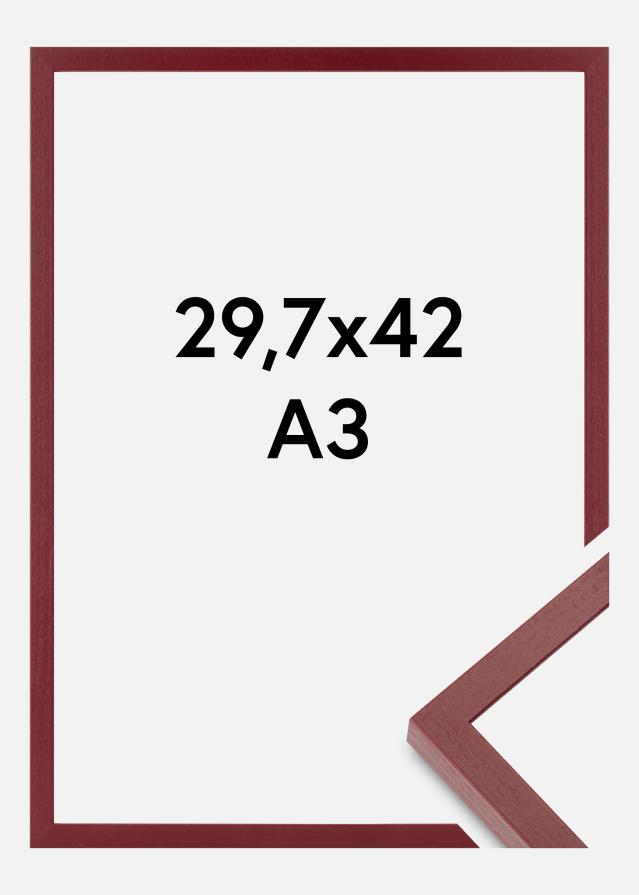 Colorful Akrila stikls Sarkans 29,7x42 cm (A3)