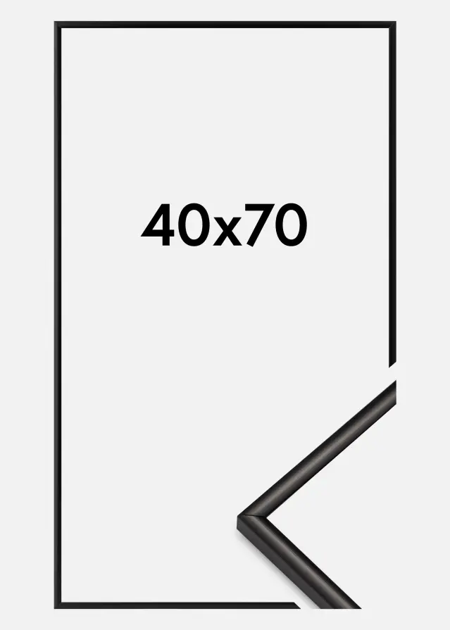 Rāmis New Lifestyle Akrila stikls Melni Matēts 40x70 cm