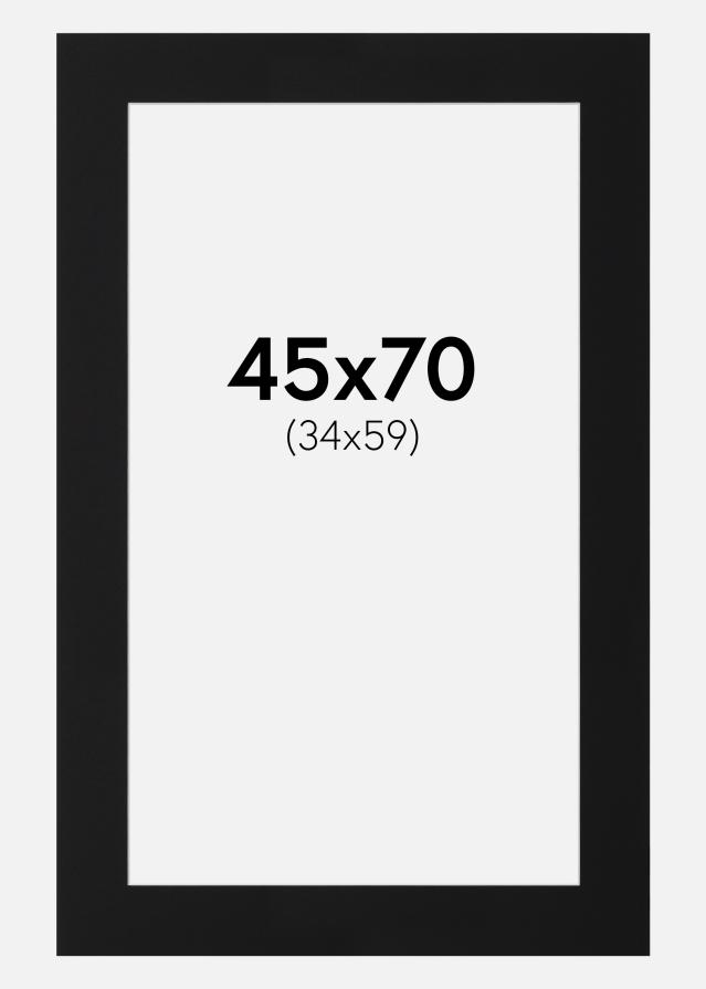 Paspartū Melns Standarts (Balts Kodols) 45x70 cm (34x59)