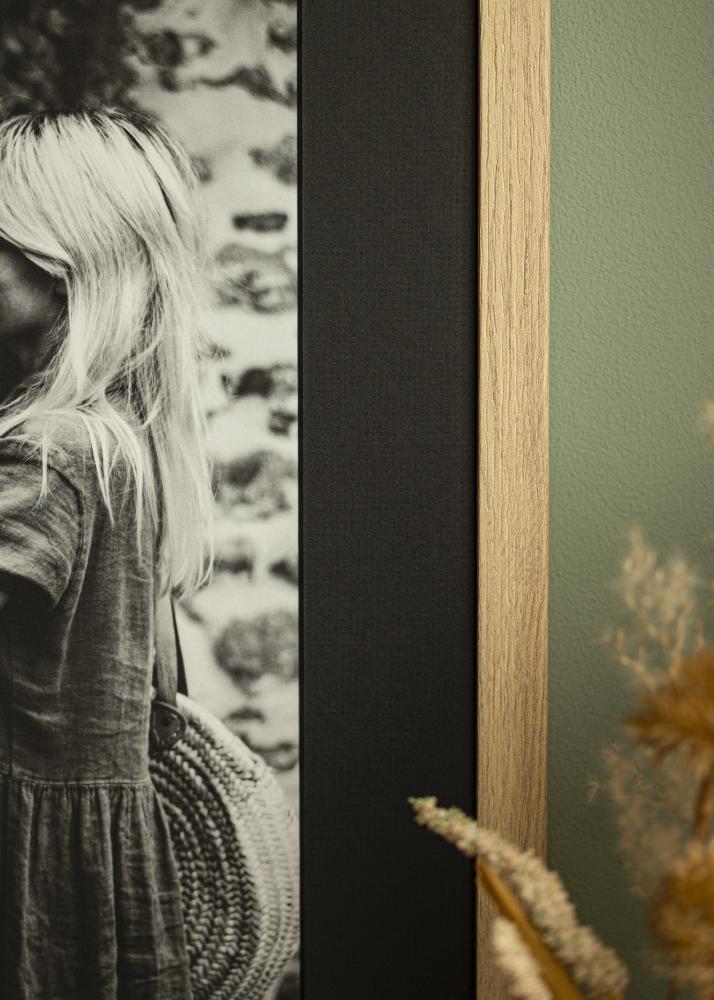 Paspartū Melns Melna krāsota maliņa A4 21x29,7 cm (14x19,5)