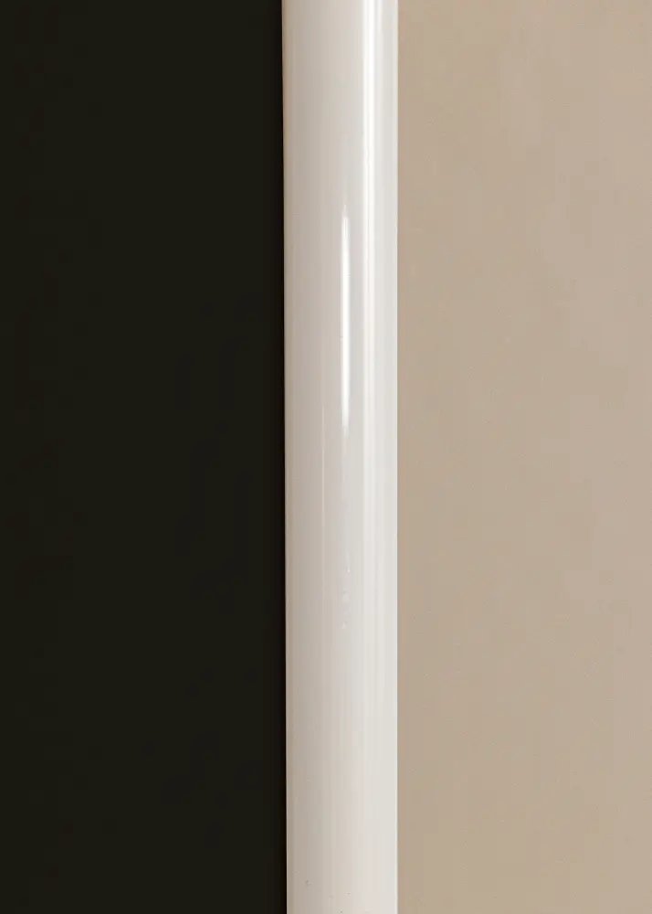 Rāmis Victoria Balts 50x70 cm - Paspartū Melns 16x24 inches