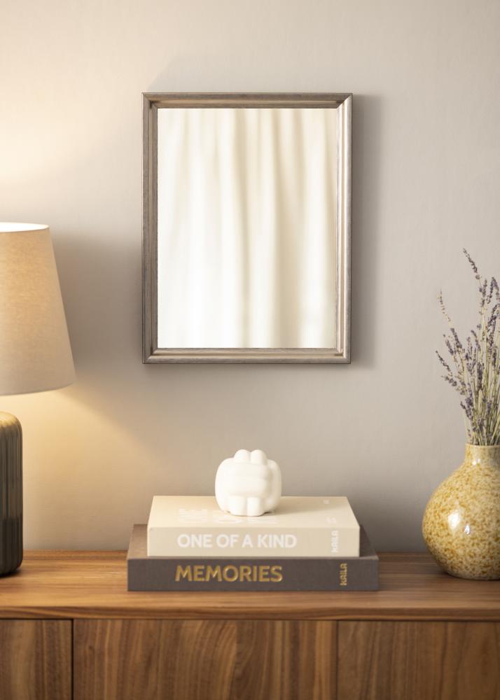 Spogulis Arjeplog Gaiši pelēks - Savi izmēri