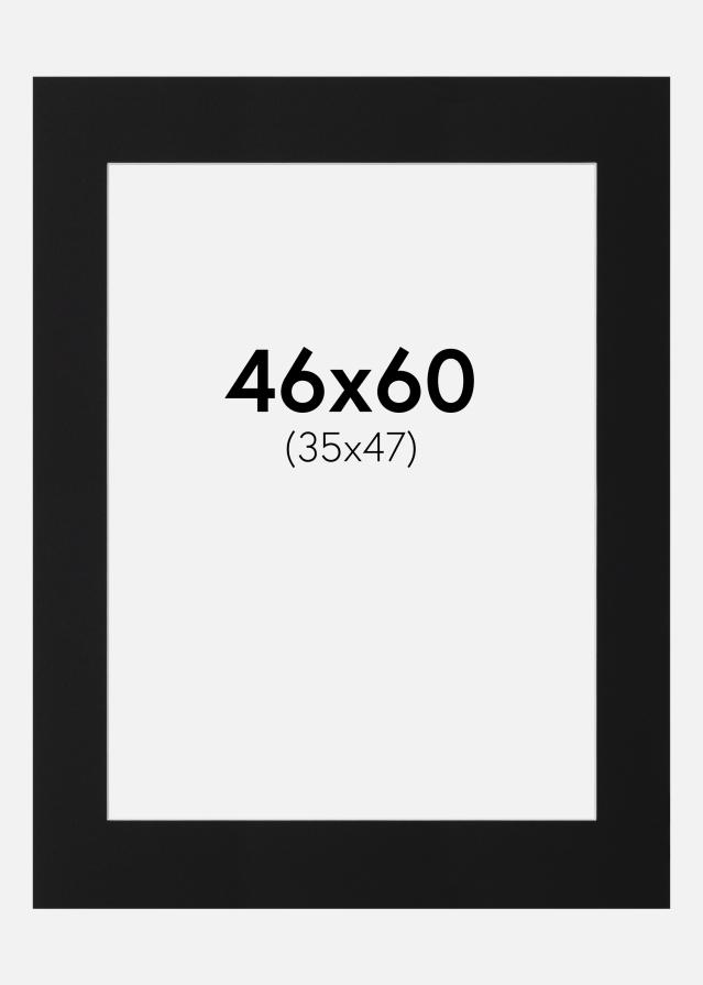 Paspartū Melns Standarts (Balts Kodols) 46x60 cm (35x47)