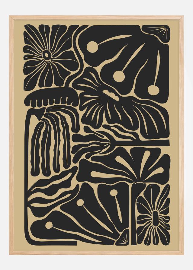 Graphic Art Brown Plakāts