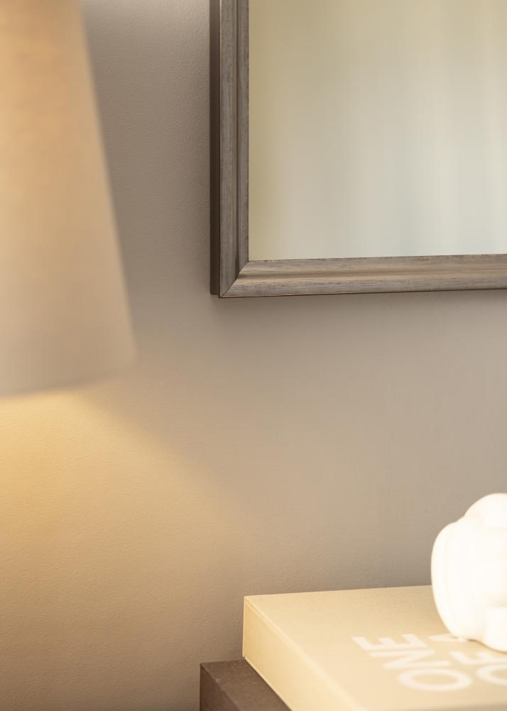 Spogulis Arjeplog Gaiši pelēks - Savi izmēri