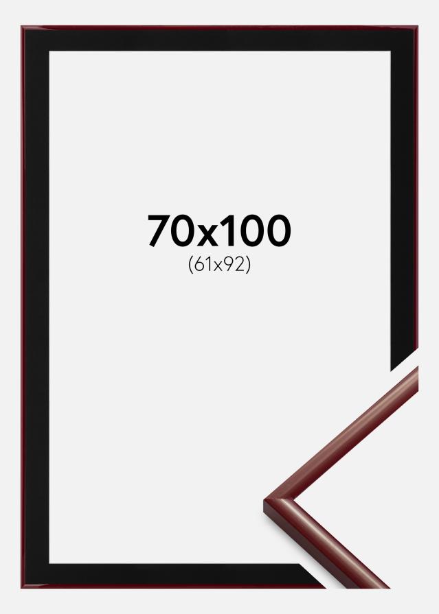 Rāmis New Lifestyle Tumšsarkans 70x100 cm - Paspartū Melns 62x93 cm