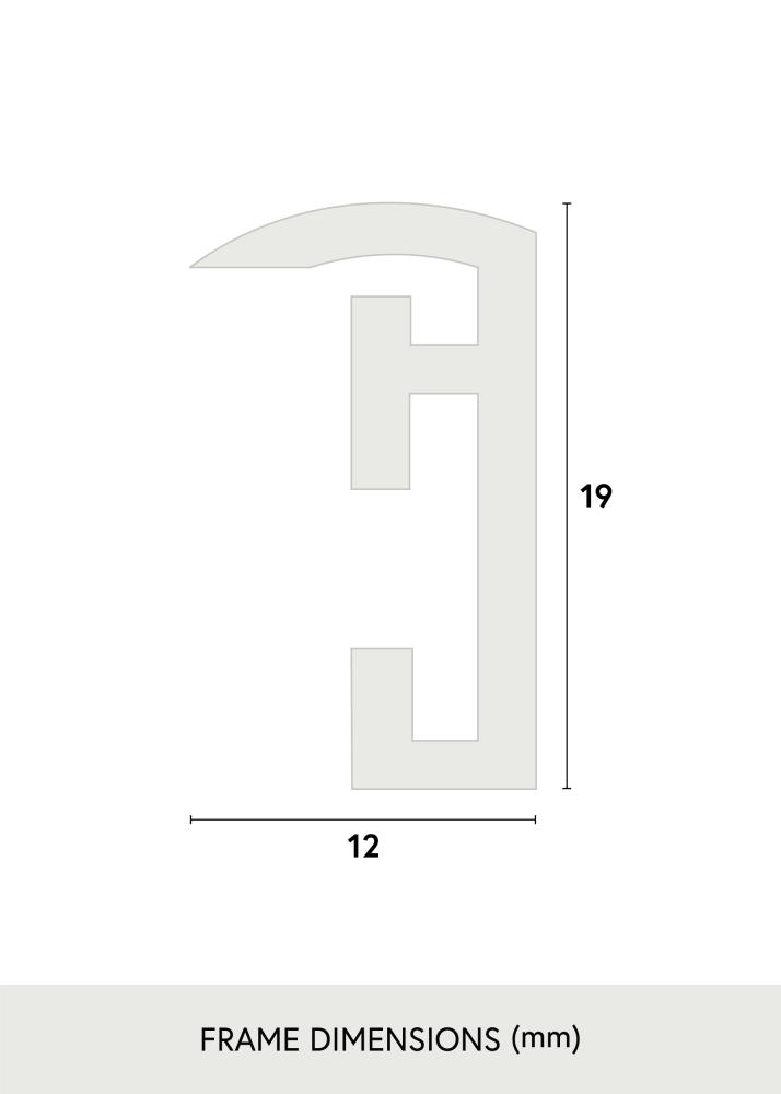 Rāmis Victoria Akrila stikls Melns 70x100 cm