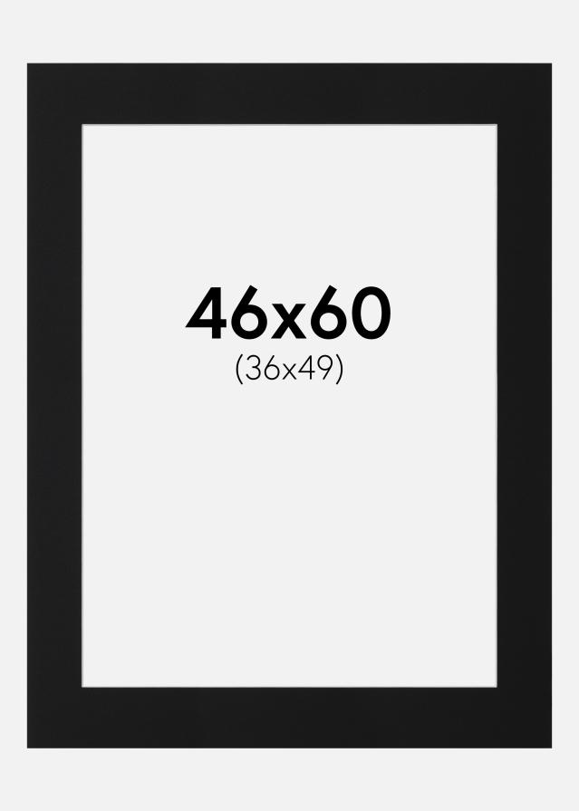 Paspartū Melns Standarts (Balts Kodols) 46x60 cm (36x49)