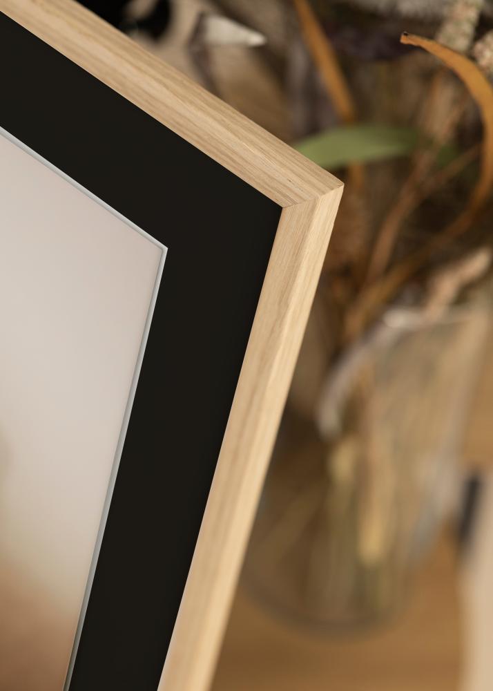 Rāmis Edsbyn Ozols 40x40 cm - Paspartū Melns 10x10 inches