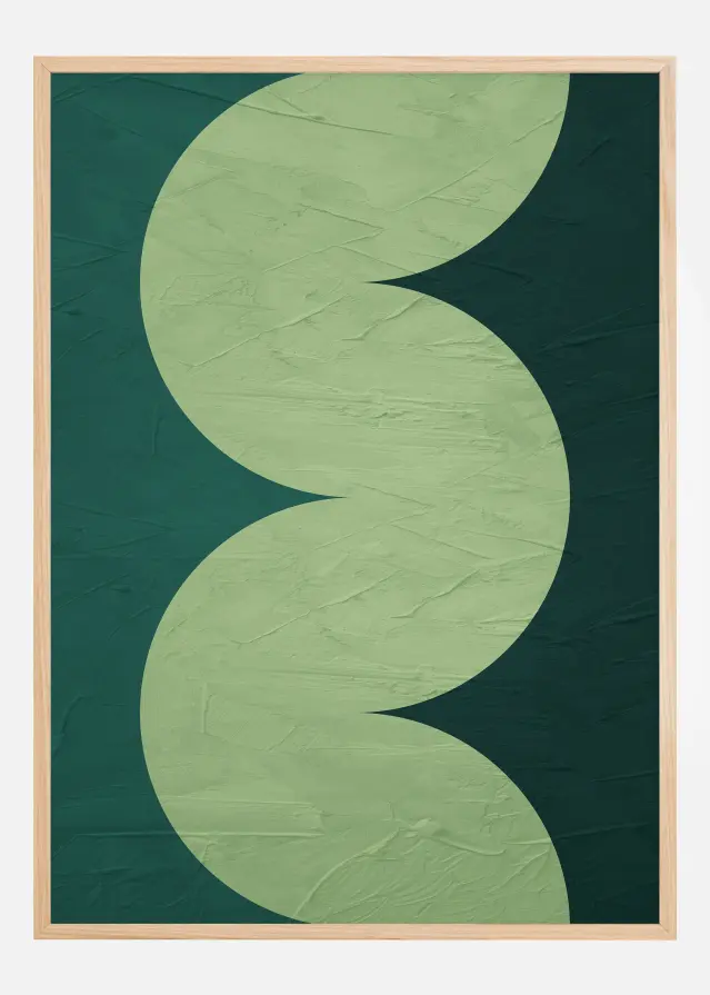 Green Circles Plakāts