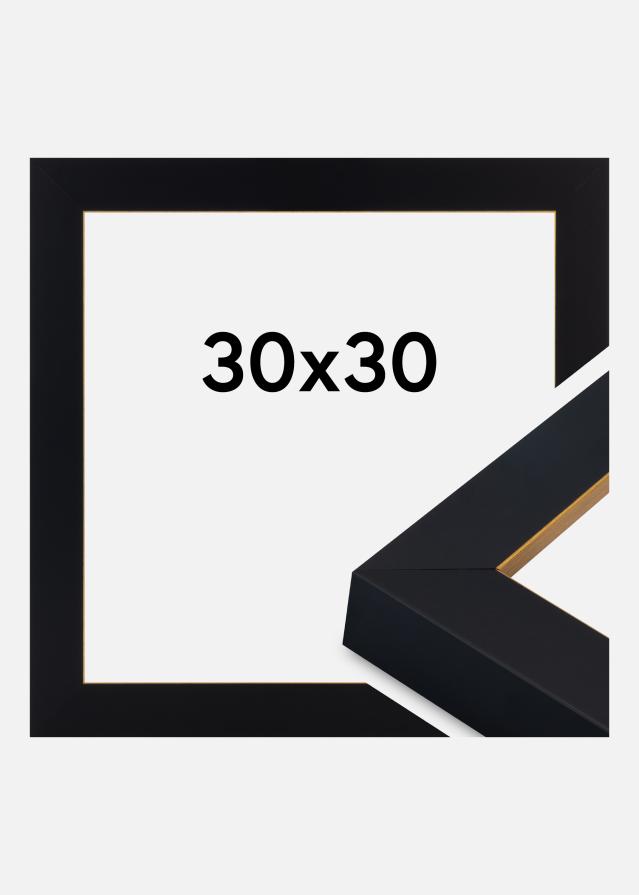 Rāmis Sussex Akrila stikls Melns/Zelts 30x30 cm