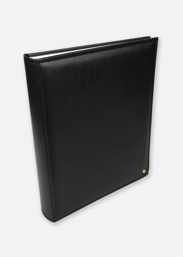 Henzo Lonzo Albums - Melns - 30x36 cm (80 Balti Lappuses / 40 loksnes)