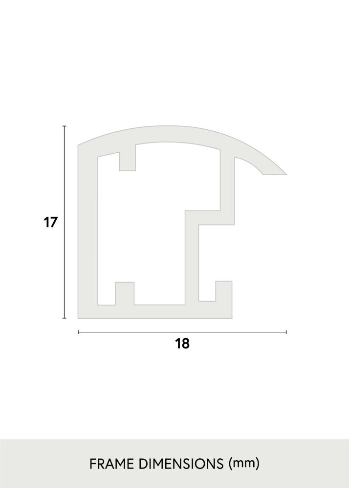 Rāmis Trendstyle Melns 50x70 cm