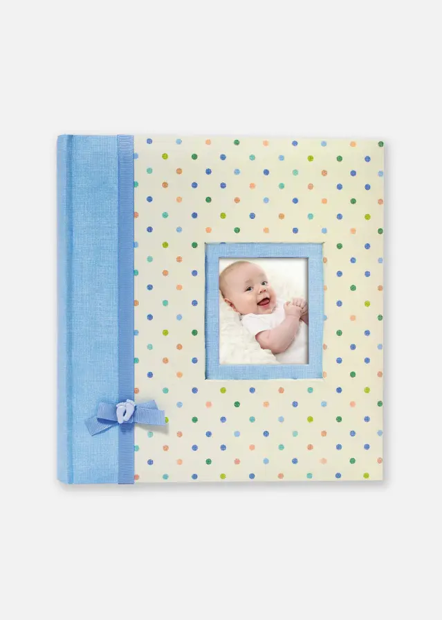 Kara Albums Zils - 24x24 cm (40 Balti Lappuses / 20 loksnes)