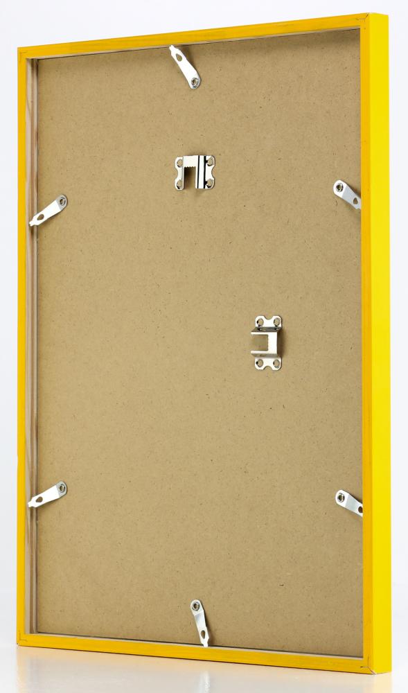 Rāmis E-Line Dzeltens 30x40 cm - Paspartū Melns 21x29,7 cm (A4)