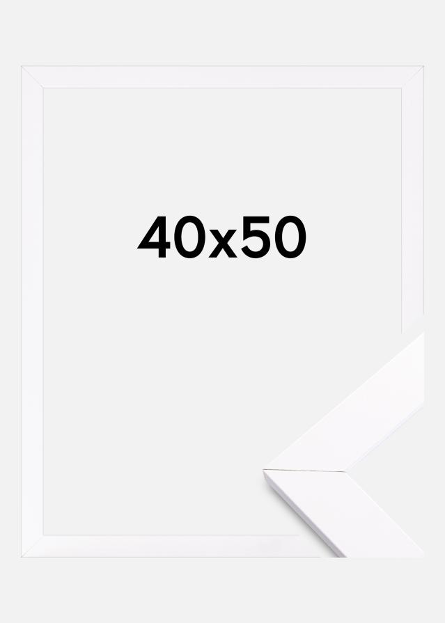 Rāmis Stockholm Balts 40x50 cm