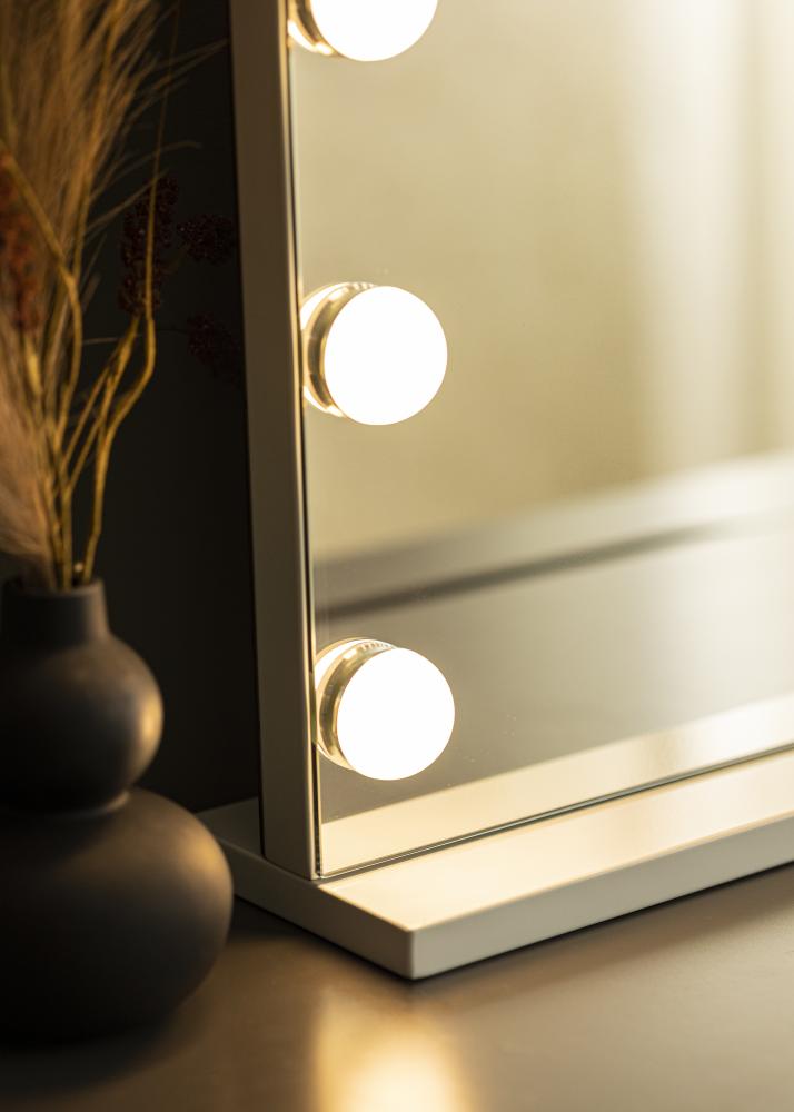 KAILA Kosmētikas spogulis Vanity LED 15 Balts 80x60 cm