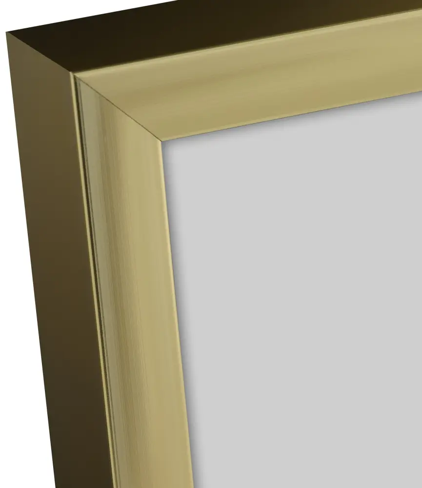 Rāmis Plakāts Frame Aluminum Gold 60x80 cm - Paspartū Melns 50x65 cm