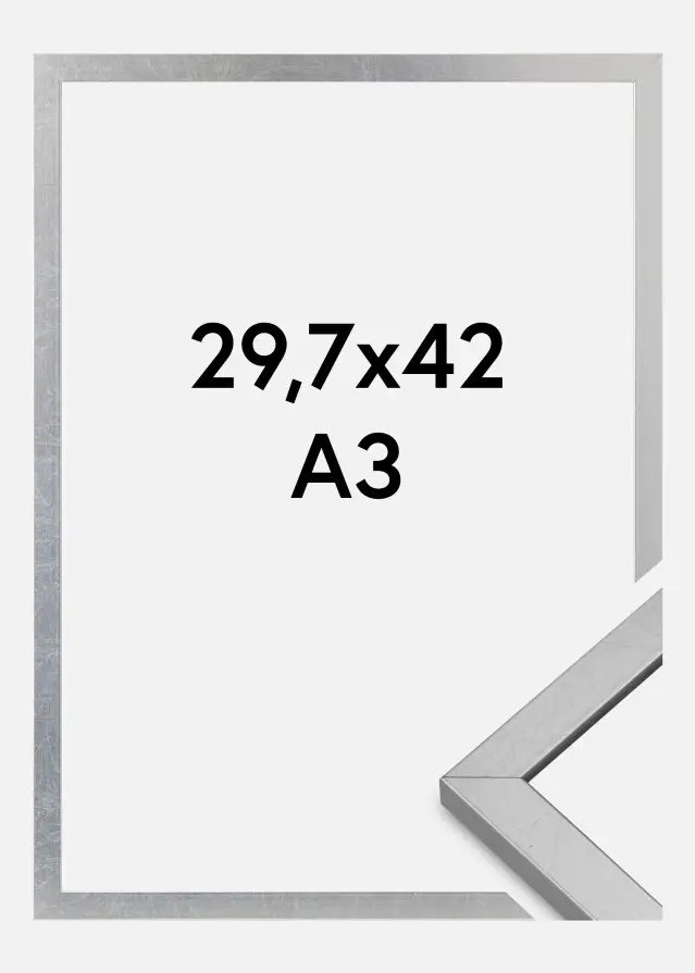Rāmis Minerva Akrila stikls Sudrabs 29,7x42 cm (A3)