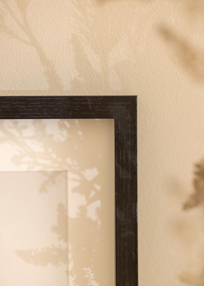 BGA Dziļš rāmis Akrila stikls Melns 50x100 cm