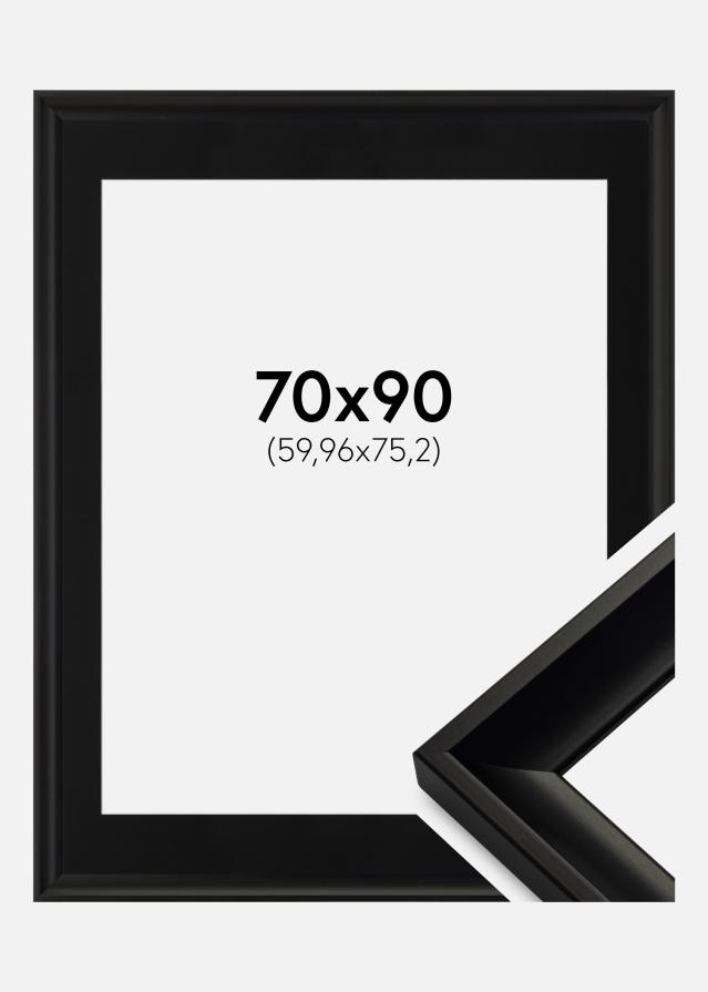 Rāmis Öjaren Melns 70x90 cm - Paspartū Melns 24x30 inches
