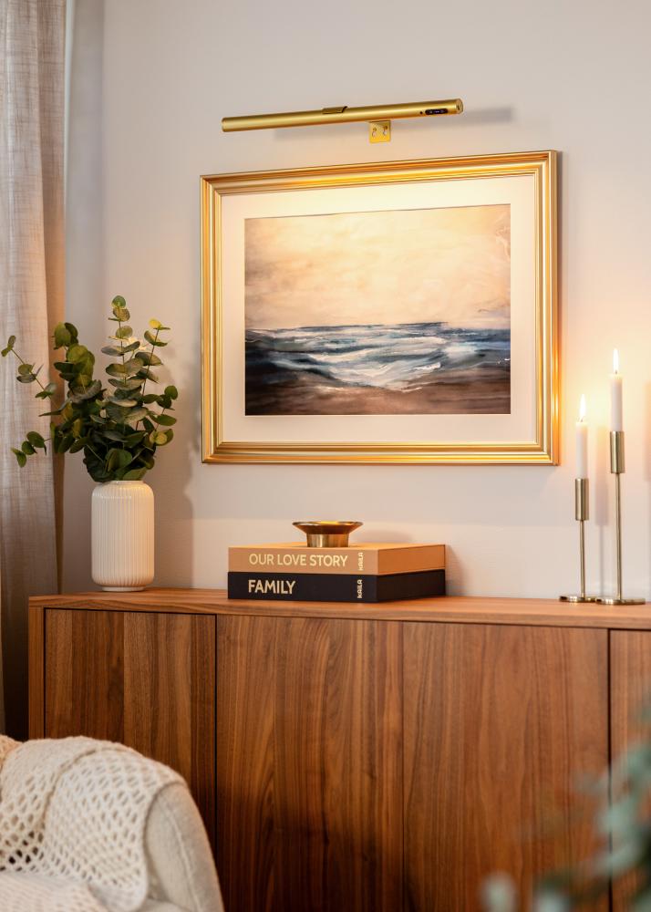 KAILA Halo Ar Baterijām Darbināms Gleznu Apgaismojums 50 cm - Zelts